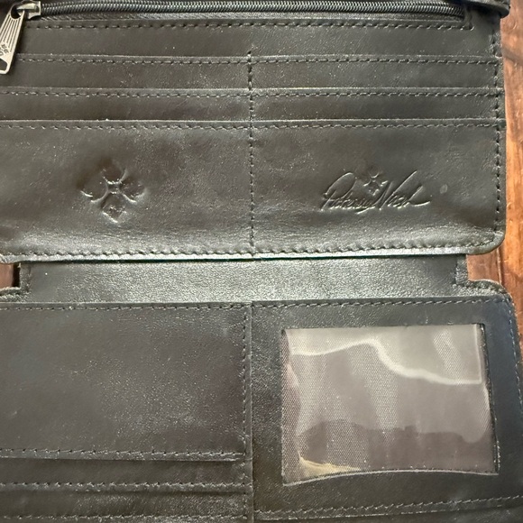 Patricia Nash Black Leather Crossbody Bag with Braided Accent - Picture 5 of 5